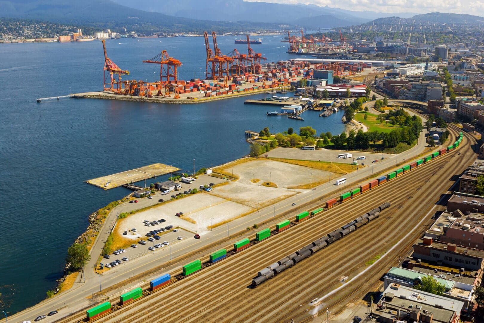 Port of Vancouver British Columbia Canada